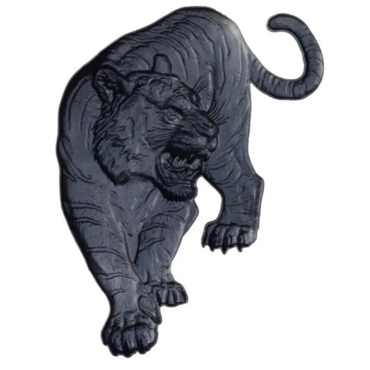 3D-Silbermedaille in Tigerform – KOMSCO 2024, stapelbar, 1 oz Silber