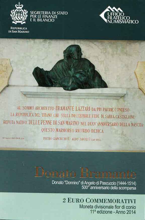 San Marino 2€ 2014 - Donato Bramante