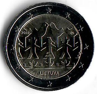 Litauen 2€ 2018 - Gesang und Tanzfestival - Edelmetalle Koitz GnbR