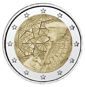 Irland 2€ 2022 - Erasmus Programm - Edelmetalle Koitz GnbR