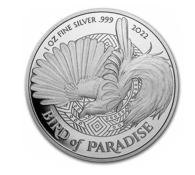 Papua Neuguinea - Paradiesvogel 2022 - Edelmetalle Koitz GnbR