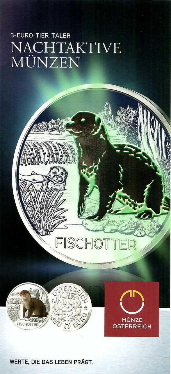 Tiertaler Fischotter 2019 Folder - Edelmetalle Koitz GnbR