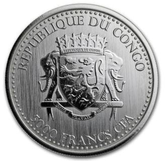 Kongo - Silberrücken Gorilla #03 2017 - Edelmetalle Koitz GnbR