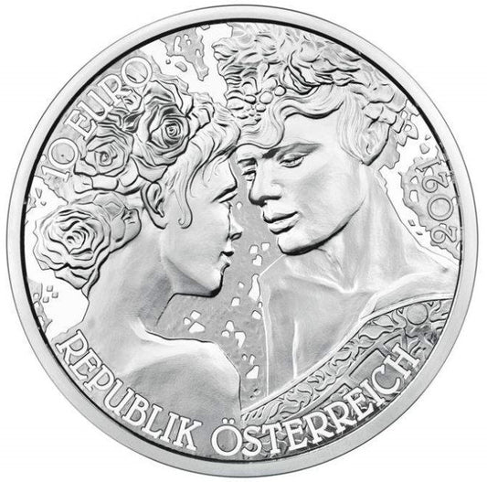 Österreich 10€ PP - Rose 2021 - Edelmetalle Koitz GnbR