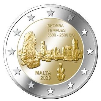 Malta 2€ 2020 - Kulturelles Erbe Ta Skorba - Edelmetalle Koitz GnbR