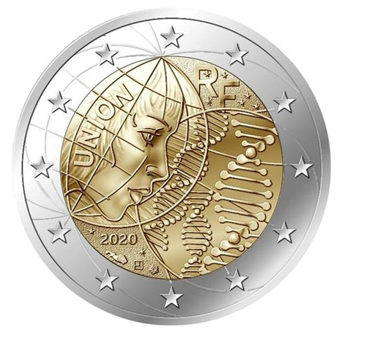 Frankreich 2€ 2020 - Medi Forschung Merci #2 - Edelmetalle Koitz GnbR