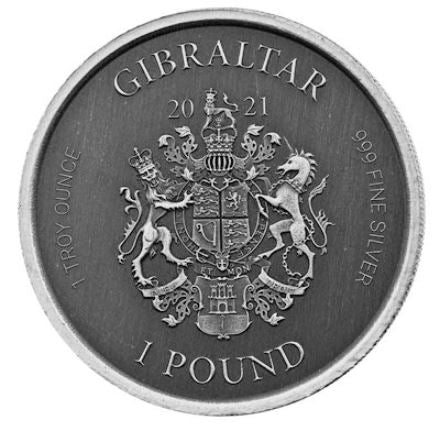 Gibraltar - Perseus Medusa 2021 antik finish - Edelmetalle Koitz GnbR