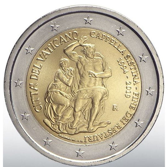Vatikan 2€ 2019 - Sixtinische Kapelle - Edelmetalle Koitz GnbR