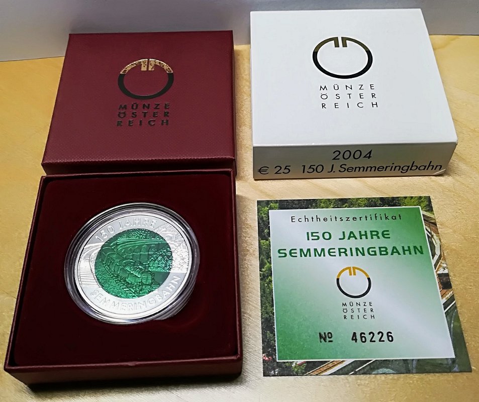 Niob 2004 - Semmeringbahn - Edelmetalle Koitz GnbR