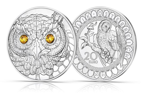 Österreich - Augen der Kontinente Eule 2021 - Edelmetalle Koitz GnbR