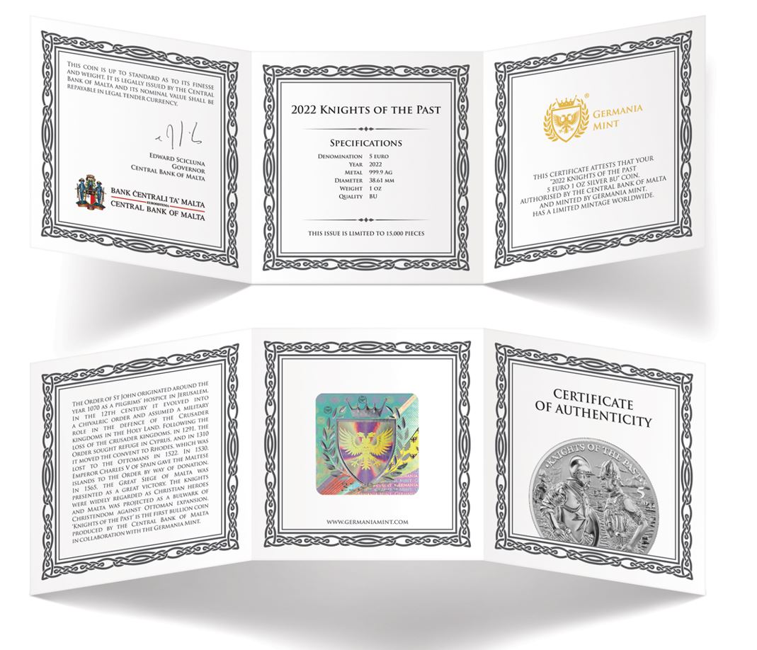 Malta - Knigths of the Past 2022 - Edelmetalle Koitz GnbR