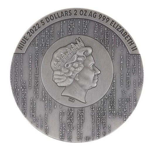 Niue - 2oz Matrix 2022 antik high relief - Edelmetalle Koitz GnbR