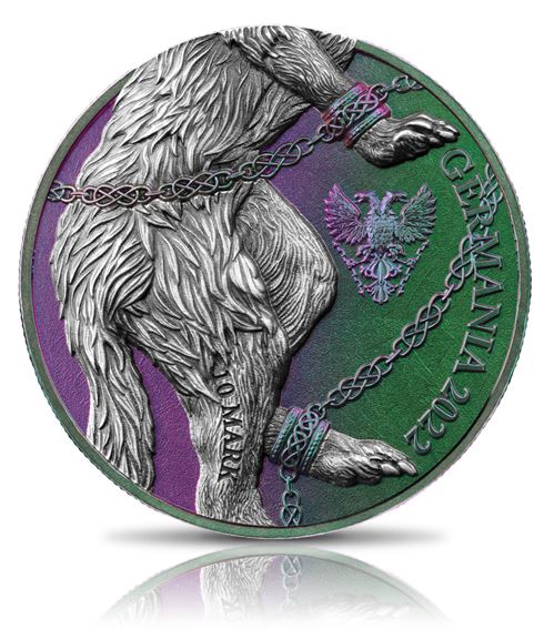 Germania - 2oz Bestien Fenrir 2022 - Edelmetalle Koitz GnbR