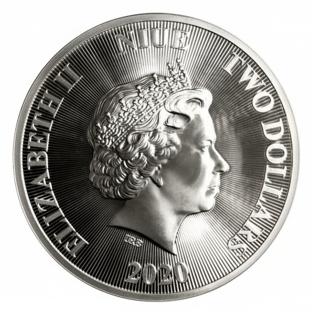 Niue 2 Dollars 2020 Jurassic Park Sammlermünze