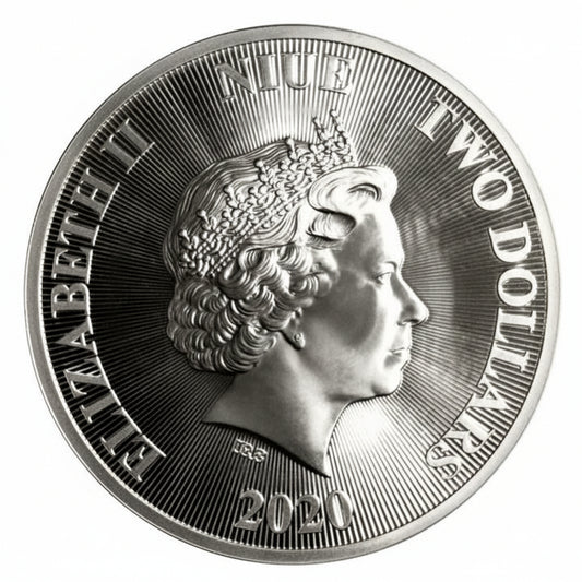 Niue 2 Dollars 2020 Jurassic Park Sammlermünze