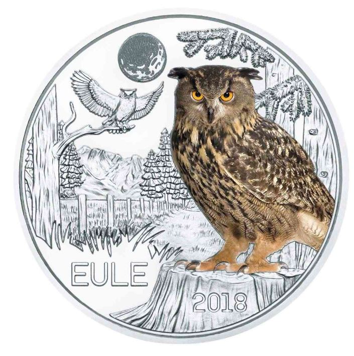 Tiertaler Eule 2018 - Edelmetalle Koitz GnbR