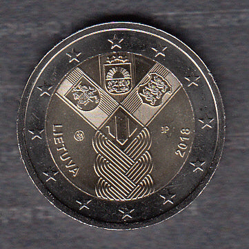 Litauen 2€ 2018 - Unabhängigkeit - Edelmetalle Koitz GnbR
