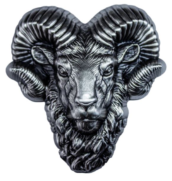 Südkorea - 2oz Bighorn RAM 2024 - Edelmetalle Koitz GnbR