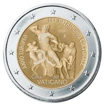 Vatikan 2€ 2018 - Kulturerbe - Edelmetalle Koitz GnbR