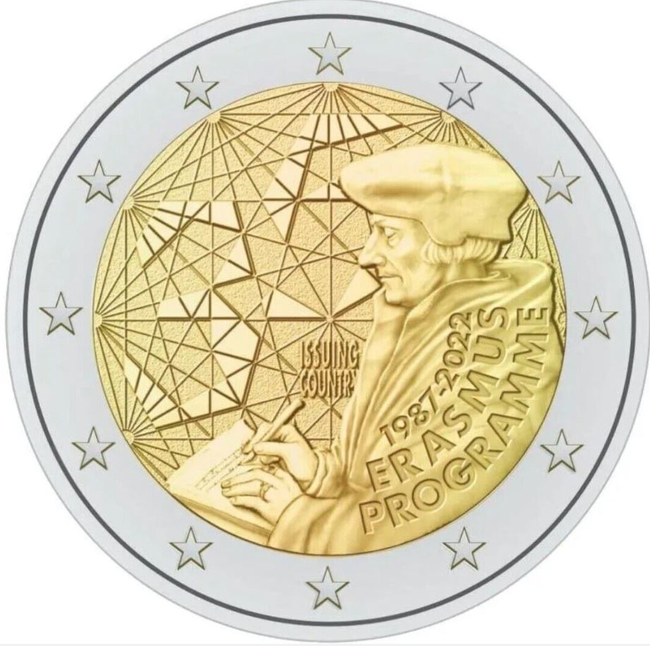 Malta 2€ 2022 - Erasmus Programm