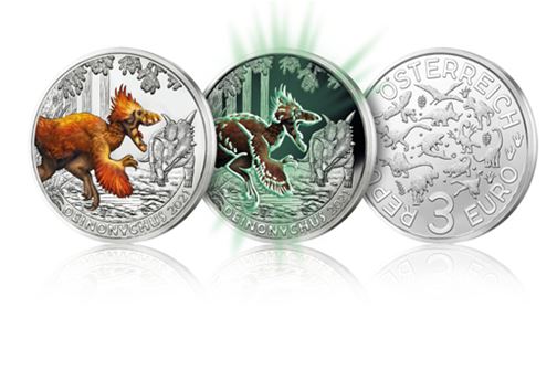 3€ Dinotaler 2021 - Deinonychus #7 - Edelmetalle Koitz GnbR