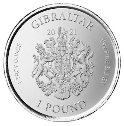Gibraltar - Perseus Kopf der Medusa 2021 - Edelmetalle Koitz GnbR
