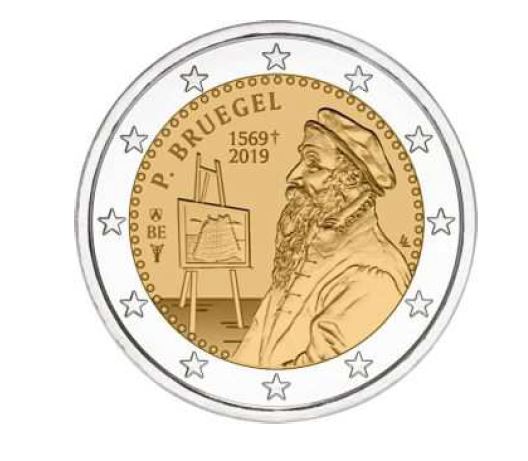 Belgien 2€ 2019 - Pieter Bruegel CC Frankreich - Edelmetalle Koitz GnbR