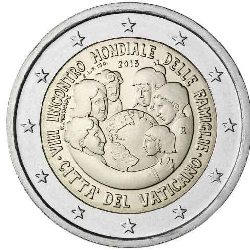 Vatikan 2€ 2015 - Weltfamilientreffen Philadelphia