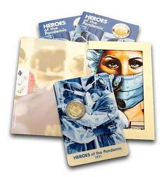 Malta 2€ 2021 - Helden der Pandemie - Edelmetalle Koitz GnbR