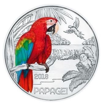 Tiertaler Papagei 2018 - Edelmetalle Koitz GnbR