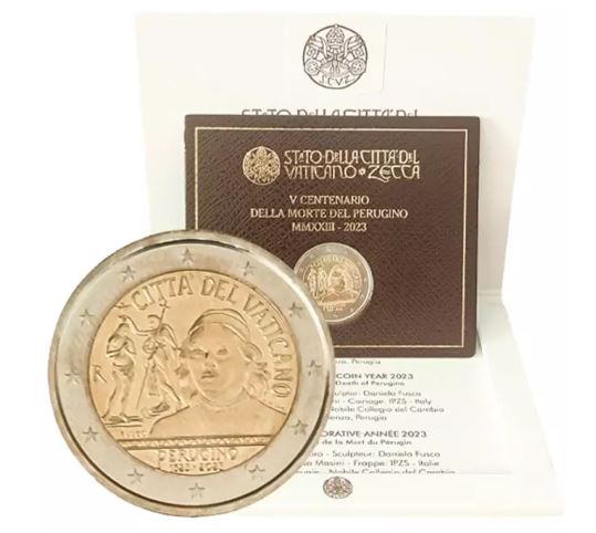 Vatikan 2€ 2023 - 500. Todestag Perugino - Edelmetalle Koitz GnbR