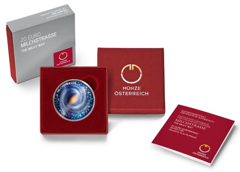 Österreich 20€ PP - Milchstrasse 2021 - Edelmetalle Koitz GnbR