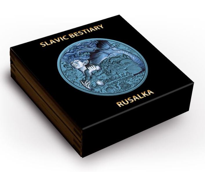 Kamerun - 2oz Rusalka Space Blue 2022 - Edelmetalle Koitz GnbR