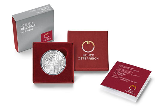 Österreich 20€ PP - Bergbau 2024 - Edelmetalle Koitz GnbR
