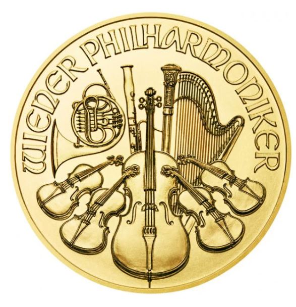 Österreich- Philharmoniker 1/25 Unze Gold - Edelmetalle Koitz GnbR