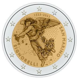 San Marino 2€ 2023 - 500. Todestag Signorelli - Edelmetalle Koitz GnbR
