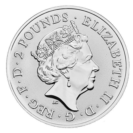 Großbritannien 2 Pfund 2023 King Arthur 1 oz Silber Myths and Legends