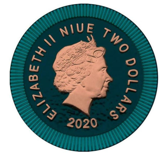 Niue - Athenische Eule 2020 Black Eyes - Edelmetalle Koitz GnbR