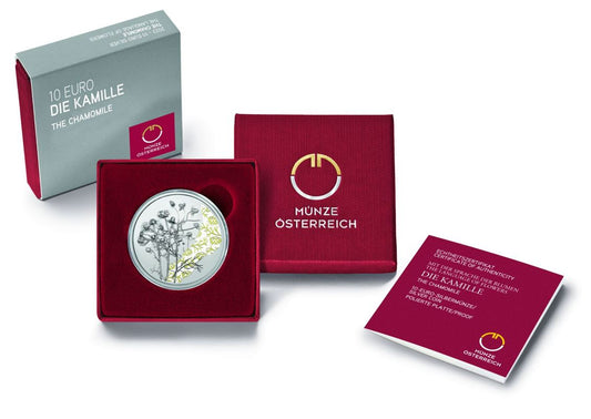 Österreich 10€ PP - Kamille 2023 - Edelmetalle Koitz GnbR