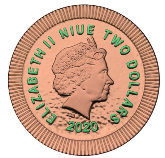 Niue - Athenische Eule 2020 Athen coloriert - Edelmetalle Koitz GnbR