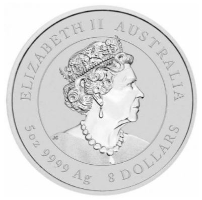 Australien - 5oz Lunar III Tiger 2022