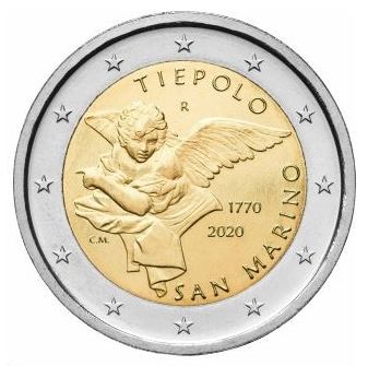 San Marino 2€ 2020 - Giambattista Tiepolo - Edelmetalle Koitz GnbR