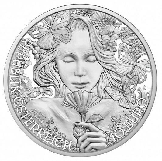 Österreich 10€ PP - Ringelblume 2022 - Edelmetalle Koitz GnbR