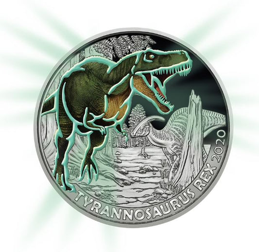 3€ Dinotaler 2020 - Tyrannosaurus Rex #5 - Edelmetalle Koitz GnbR