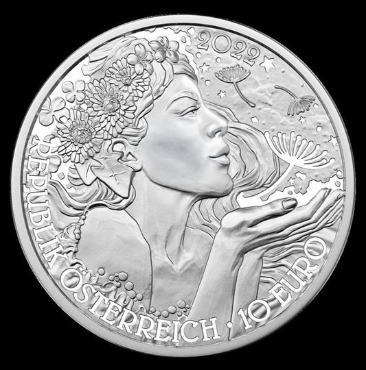 Österreich 10€ PP - Löwenzahn 2022 - Edelmetalle Koitz GnbR