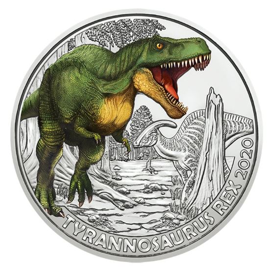 3€ Dinotaler 2020 - Tyrannosaurus Rex #5 - Edelmetalle Koitz GnbR