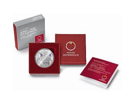 Österreich - Augen der Kontinente Elefant 2022 - Edelmetalle Koitz GnbR