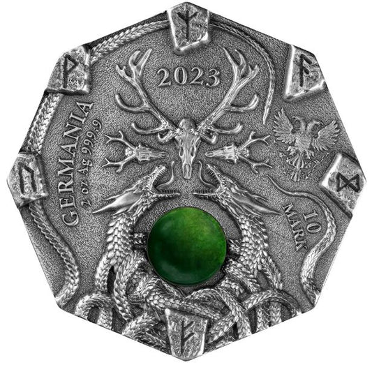 Germania - 2oz Hexerei die Seherin 2023 - Edelmetalle Koitz GnbR