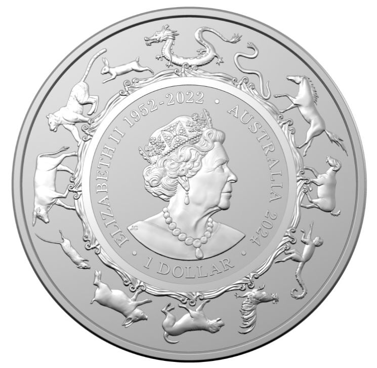 Australien - RAM Lunar Drache 2024 - Edelmetalle Koitz GnbR