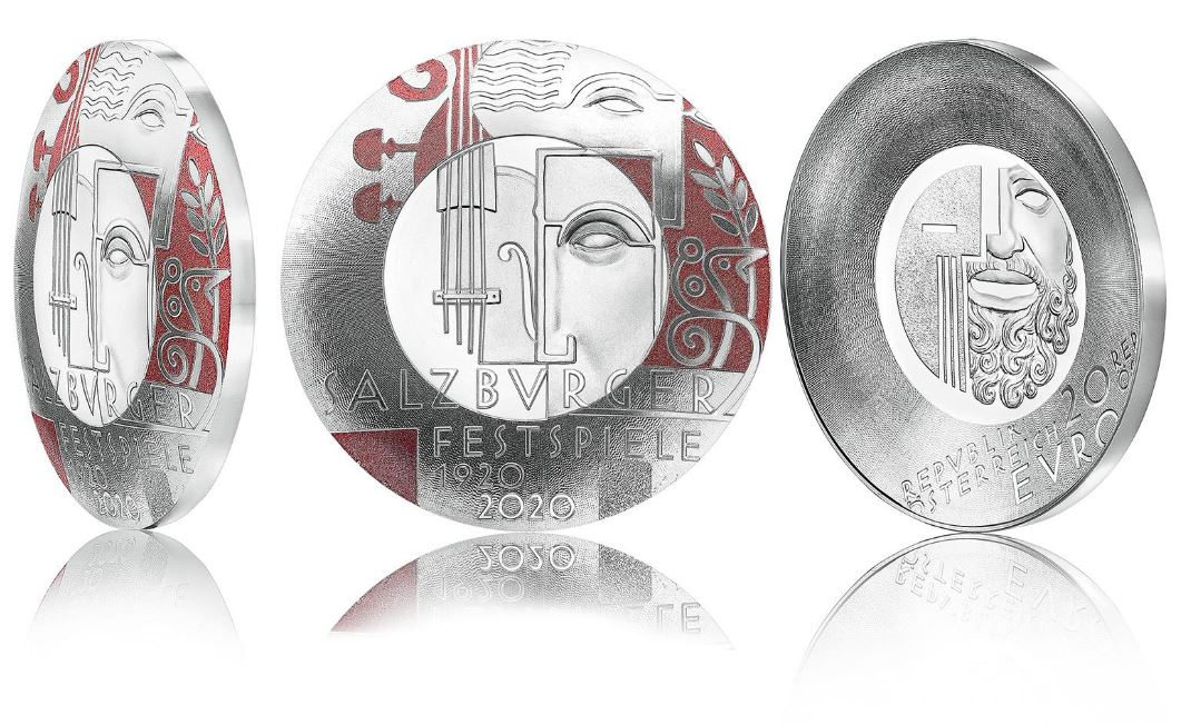 Österreich 20€ PP - Salzburger Festspiele 2020 - Edelmetalle Koitz GnbR